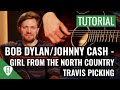 Bob Dylan - Girl from the North Country (Fingerstyle/Travis Picking) | Gitarren Tutorial Deutsch