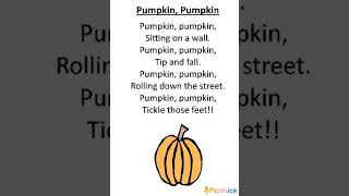 Nursery rhymes :- Pumpkin, Pumpkin