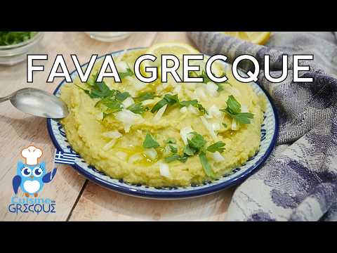 GREEK FAVA - Traditional Split Pea Puree Recipe - Greek Cuisine