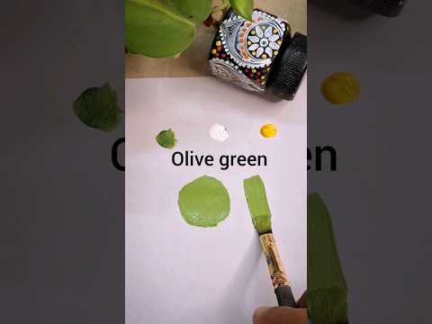 What Colors Make Olive Green Paint