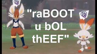 the scorbunny line causing trouble for a minute straight