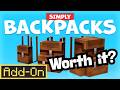Simply Backpacks Add-On Review | Minecraft Marketplace