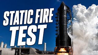 STATIC FIRE! SpaceX Starship 40 test