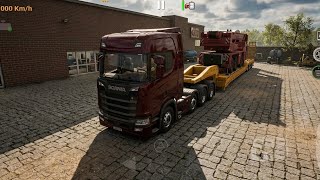World Truck Driving Simulator | Scania S730 8x4 Transporting a Crane | v1.426 Gameplay  screenshot 1