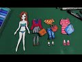 Hand Drawn DIY Paper Doll Daily Dress Up Part 1 - 手繪日系換裝紙娃娃 Part 1