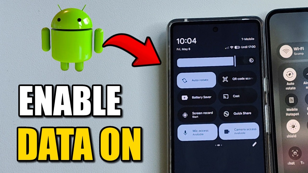 How to ENABLE Mobile DATA on Android Phone - 100% Working - YouTube