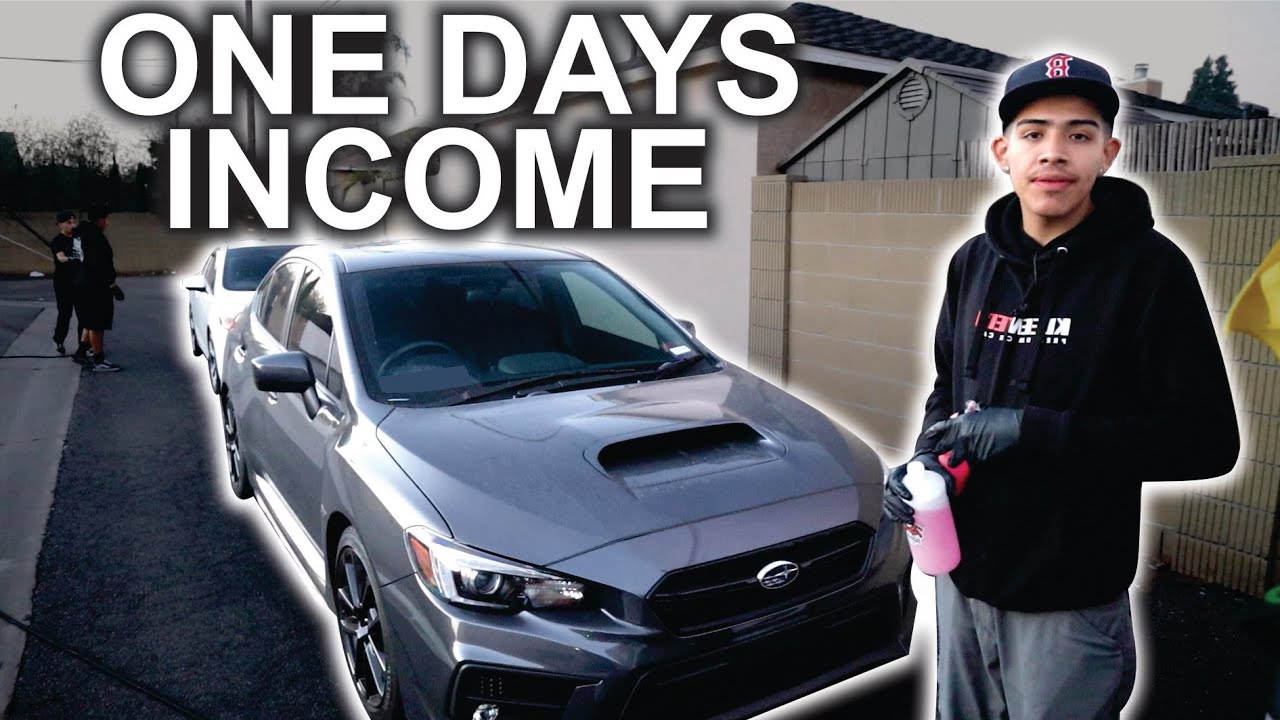 How Much I Make In One Day Detailing Top Class Detail YouTube