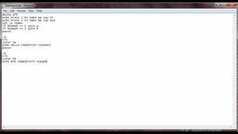 Batch Tutorial: Lesson 4: User Input: