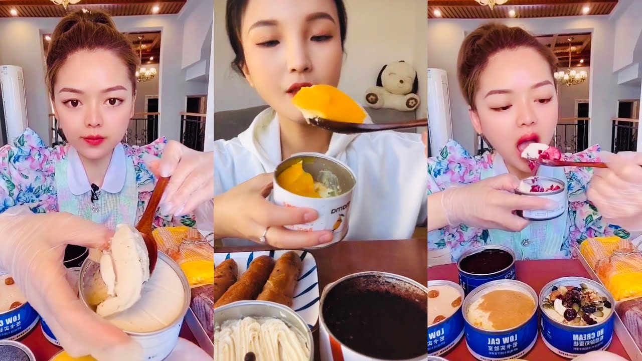 ASMR CAN CAKE Mukbang |먹방 | 饮食表演 | การแสดงการกิน| 食事ショー |Eating Sound