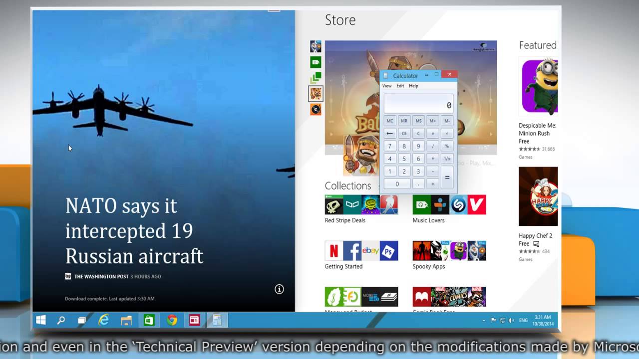 How to use the new keyboard shortcuts for Windows® 10 Technical Preview