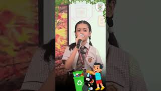 🌍 Tanvi Mishra Inspires with Earth Day Speech A Promise to Protect Our Planet