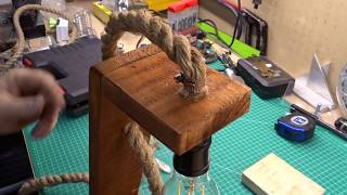 Homemade Rustic Desk Lamplâmpada De Mesa Rústicalámpara De Escritorio Rústica