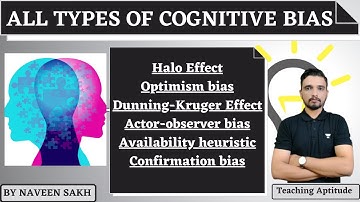 All Types of Cognitive Bias || Teaching Aptitude || Naveen Sakh Unacademy || Dec Net 2023
