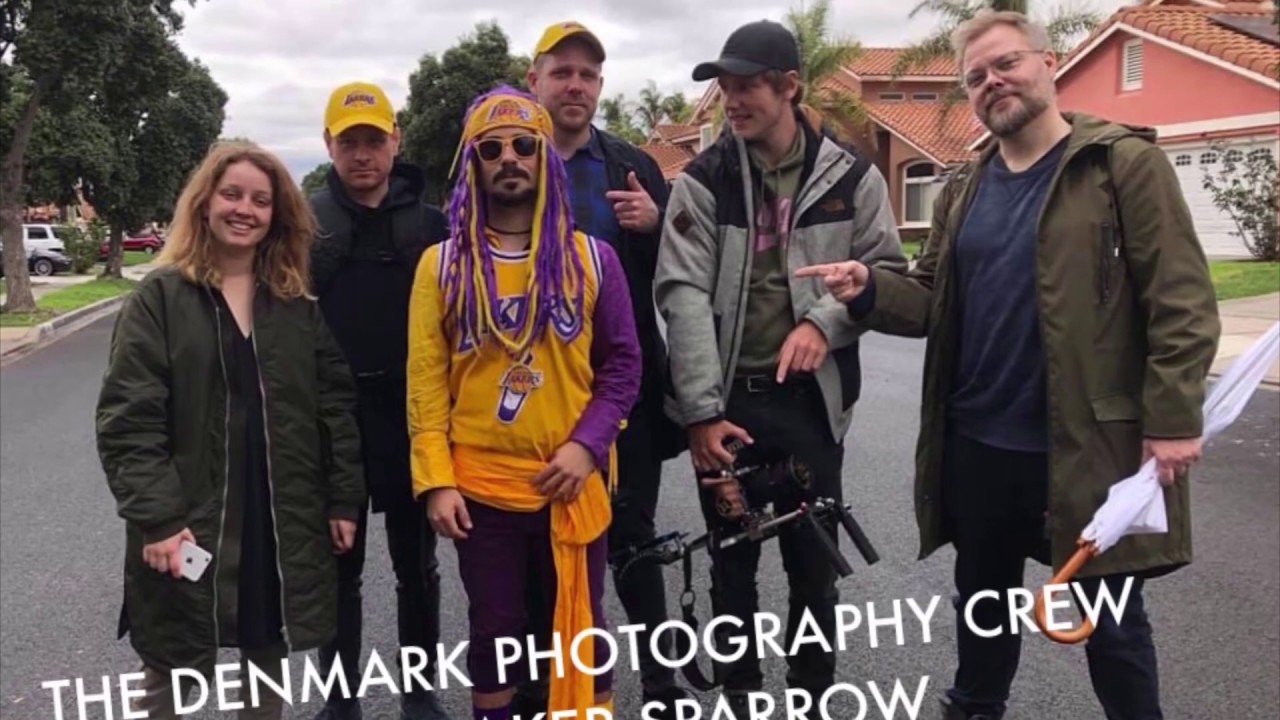 Behind the scenes clip with Laker Sparrow for an upcoming Denmark tv episode