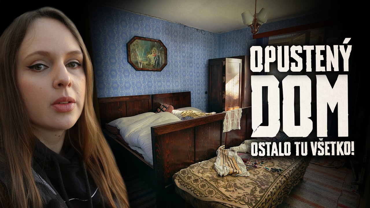Zachovalý opustený domček, kde nechali úplne všetko - Dom s vrkočom vlasov