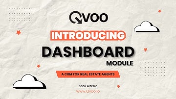 QVOO CRM Dashboard Explained | For Real Estate Agents, Teams & Channel Partners | Real Estate CRM