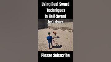 Using Real Sword Techniques  - Tail Guard | Half-Sword #halfsword