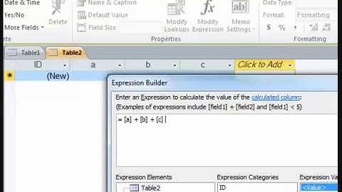 sum columns  in Access database