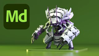 Mecha Golisopod VR Sculpt Timelapse in Substance Modeler