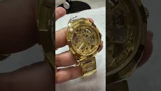 Reloj mecánico acero inoxidable resistente al agua información los comentarios #monetizarenyoutube