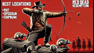 Best Locations to Find Rats, Opossums & Chipmunks in RDR2! #rdr2 #gaming #rdr2guide #gamingguide