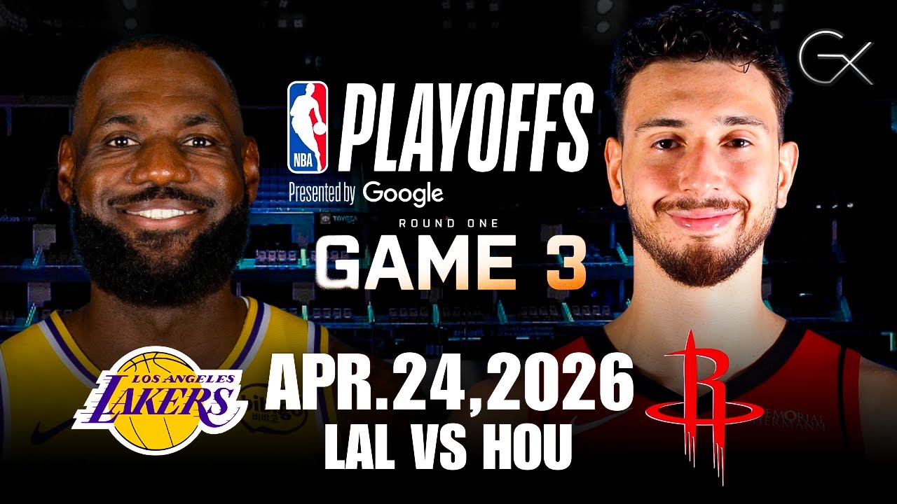LAKERS VS ROCKETS | LIVE NBA PLAYOFFS Game 3 Play-By-Play Reaction ...