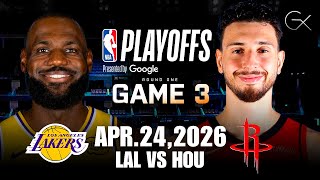 LAKERS VS ROCKETS | LIVE NBA PLAYOFFS Game 3 Play-By-Play Reaction &amp; Scoreboard
