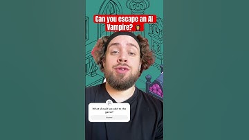 Can you escape an AI vampire? 🧛‍♀️ #ai #indiegame #npc