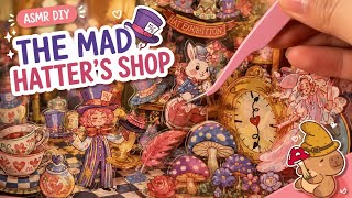 ✨ASMR DIY✨ | Building a Stickers Mad Hatter’s Shop screenshot 3