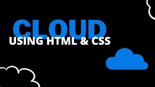 Create Cloud using html and css || #html #css