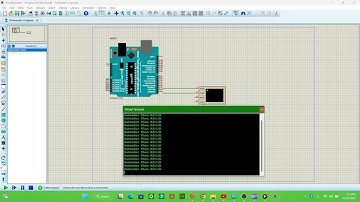 Serial Monitor Using Arduino with Proteus Simulation | Virtual Terminal Proteus | Simulation