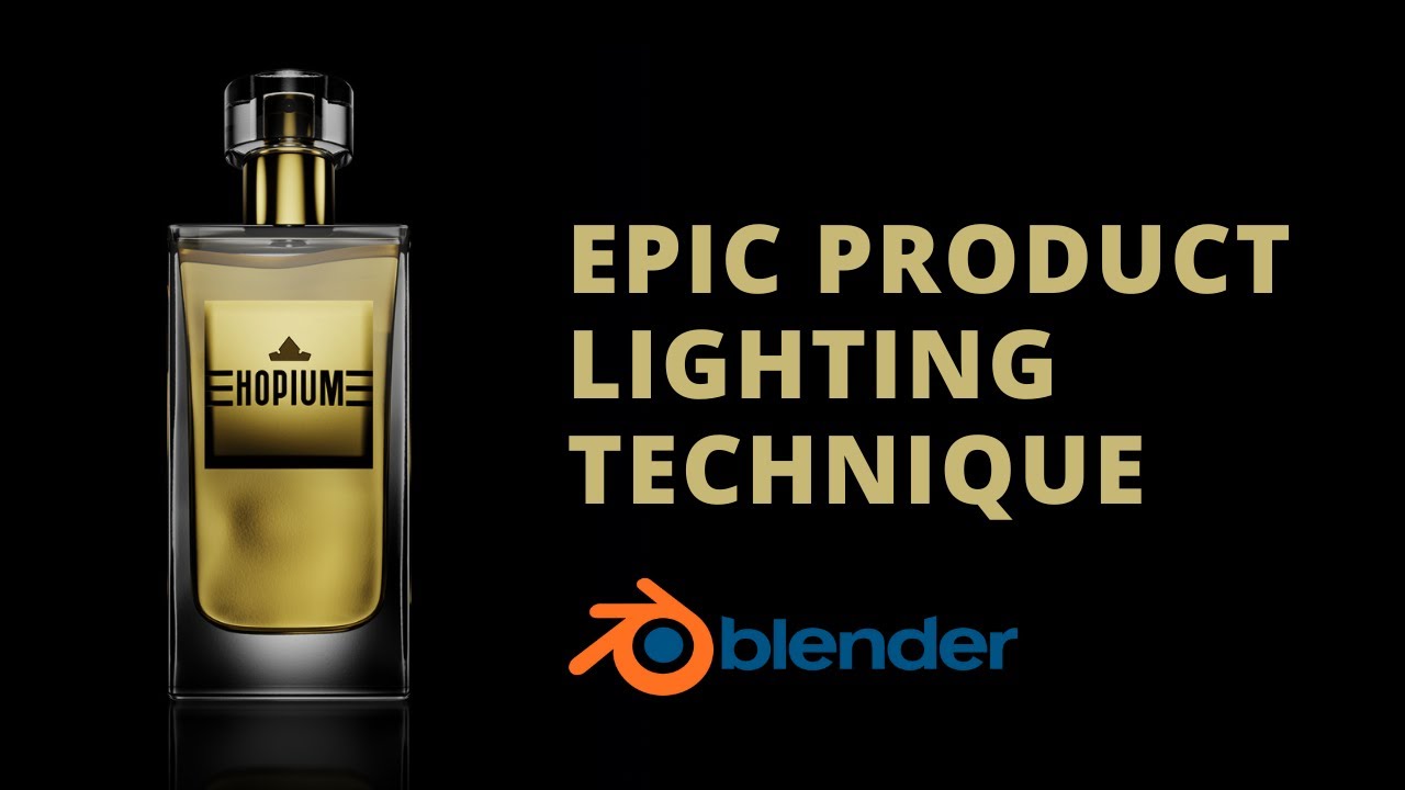 Blender Magic: профессиональное освещение продуктов на темном фоне