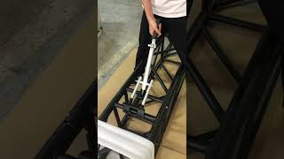#dj #lifter #forklift #aluminumtruss #truss_lights_ledgiantscreen