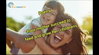 6. Poor mother Succeed to feed and grow her children