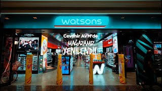 Watsons Cevahir Avm Mağazamız Yenilendi