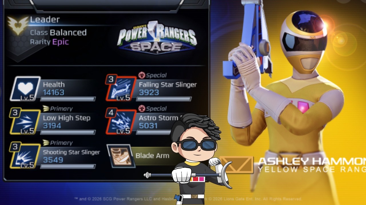 Yellow Space Ranger All Moves Revealed! Power Rangers Legacy Wars - YouTube