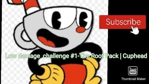 Low damage challenge #1 The Root Pack | Cuphead