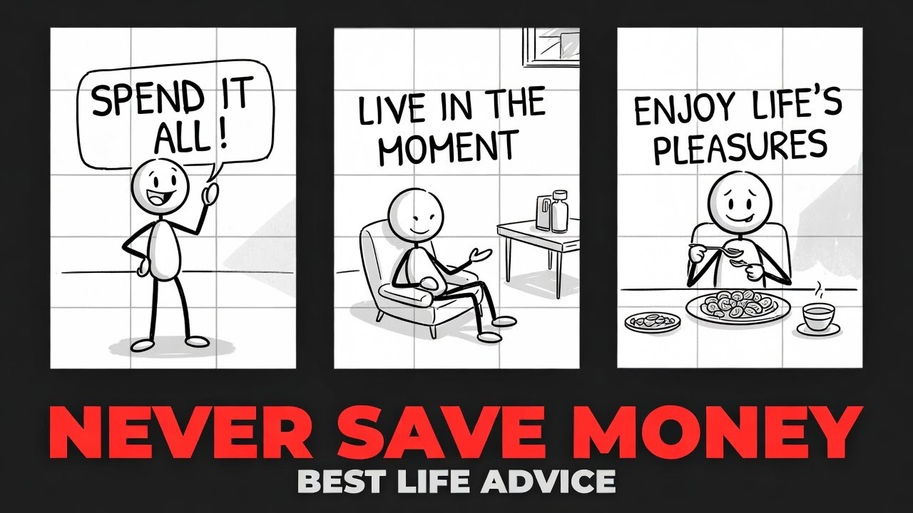 NEVER SAVE MONEY – BEST LIFE ADVICE