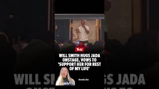 Why is Will Smith Hugs Jada Onstage willsmith jadapinkettsmith tiktok jessweslie