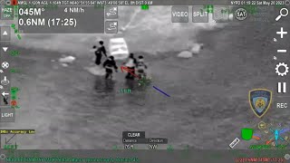 Police rescue suspect from Hutchinson River after he jumped in water to escape