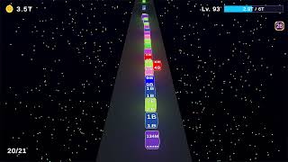 Cube Runner 2048 - gameplay