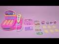5 Minutes Satisfying With Unboxing Pink Rabbit Cash Register And Gift Wagon Set ASMR (No Music)