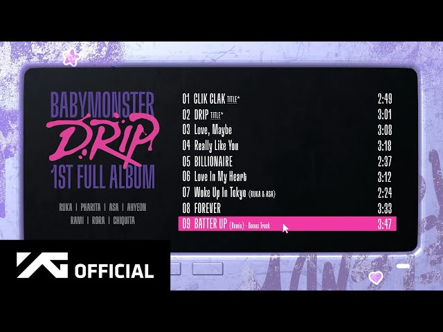 BABYMONSTER - ‘BATTER UP (Remix) - Bonus Track’ (Official Audio)