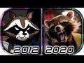 EVOLUTION of ROCKET RACCOON in Movies Cartoons TV Anime (2012-2020) Guardians of the Galaxy vol 3