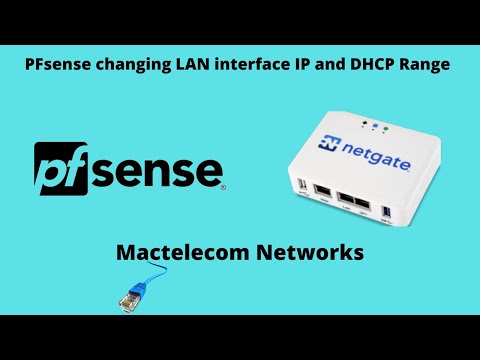 pfsense changing LAN interface IP and DHCP Range
