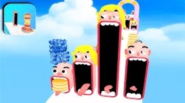 PANCAKE RUN 🥞🍽️🍎 Games All Levels Android,iOS NEW BIG UPDATE Game Level 01-03