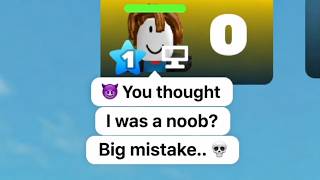 POV: Pretending to Be a Fake Noob in Roblox Rivals...