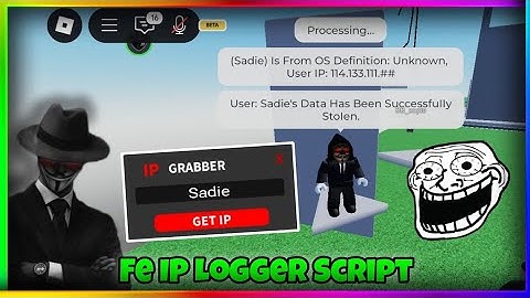 [FE] IP GRABBER 🗿| Best For Trolling 🔥 | Roblox Exploiting