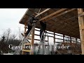 Pole Barn Build #14:  Framing the Overhead Door