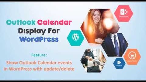 outlook calendar events in wordpress